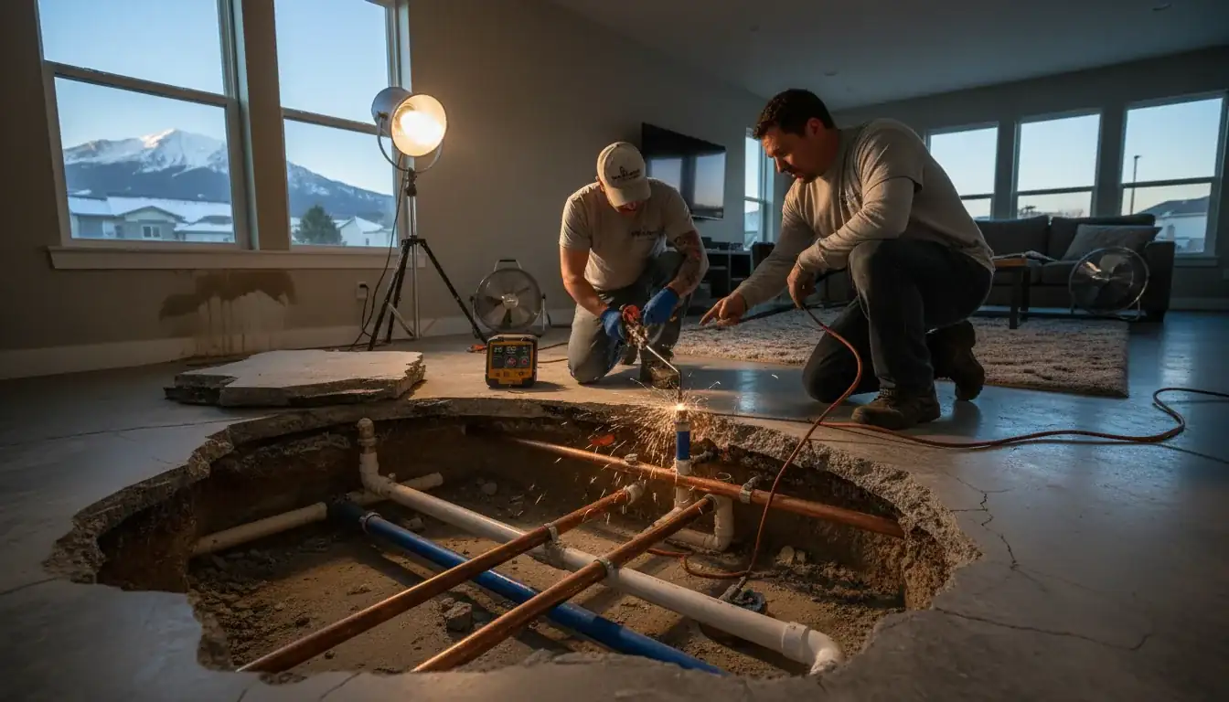 Expert Plumbing Pro - emergency-slab-leak-repair-for-a-vista-grande-residence